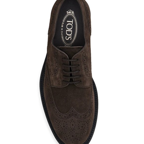 $695 MSRP-Tod\'s Men\'s XXM62C00C10RE0S800 Derby Bucature Formale Gomma- Authentic main image 4